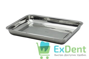 Лоток для инстументов прямоугольный Legrin, нержавеющая сталь (300 х 240 х 45 мм)