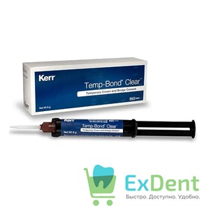 TempBond (Темп Бонд) Clear  - самоотверждаемый цемент для временной фиксации (5 мл)