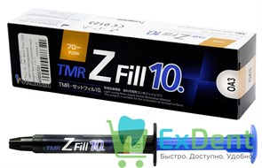 {{photo.Alt || photo.Description || 'Z FILL 10  (Зет Фил) Flow OA3 - светоотверждаемый жидкотекучий композитный материал (2.6 г)'}}