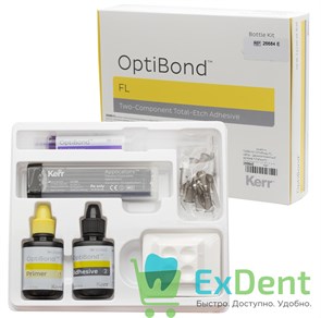 {{photo.Alt || photo.Description || 'OptiBond (Оптибонд) FL набор - двухкомпонентный адгезив тотального протравливания (8 мл + 8 мл)'}}