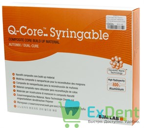 {{photo.Alt || photo.Description || 'Q-Core (Кью кор) Automix White - композитный материал, восстановление культи зуба (2х5 мл)'}}