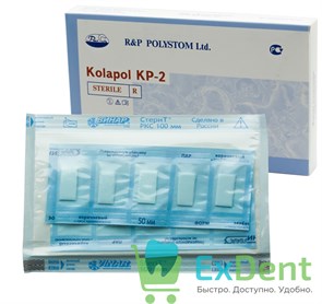 {{photo.Alt || photo.Description || 'Колапол КП-2 - гемостатическая губка, полоски 20 х 8 х 1,8 мм (10 шт)'}}