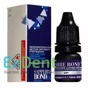 Sapphire Bond (Сапфир Бонд) - однокомпонентный самопротравливающий светоотверждаемый адгезив (5 мл)