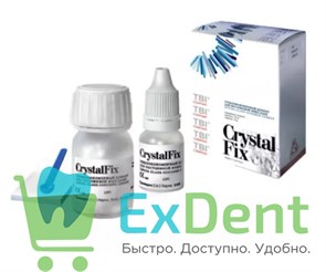 CrystalFix (Кристалфикс) A3 - стеклоиономерный цемент для постоянной фиксации (25 г + 20 мл)