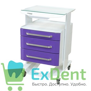 Стол инструментальный процедурный специальный СИПС Н-01 (3 ящика)