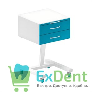 Стол инструментальный процедурный специальный СИПС-М-01 (2 ящика)