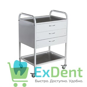 Стол медицинский инструментальный СМИ 02-03 (нерж. сталь)