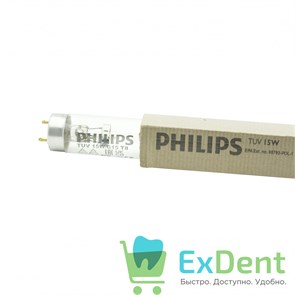 Лампа бактерицидная TUV 15W G13 PHILIPS (d26 x 438)