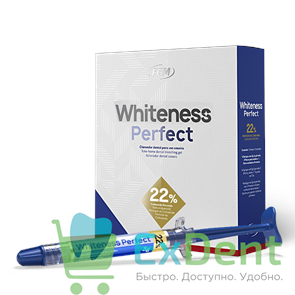 {{photo.Alt || photo.Description || 'Whiteness Perfect 22% - набор для домашнего отбеливания + 2 пластины и футляр для кап (4 шпр * 3 г)'}}