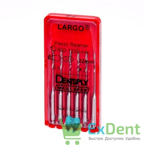 Largo (Ларго) №2, 32мм, Dentsply, бор, для расширения устья канала (6 шт)