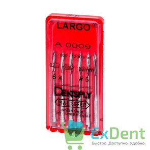 Largo (Ларго) №5, 32мм, Dentsply, бор, для расширения устья канала (6 шт)