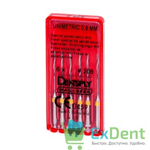 Дриль пенетрационный Unimetric №208 желтый Dentsply (6шт)