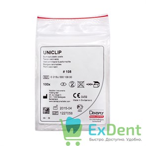 {{photo.Alt || photo.Description || 'Штифты беззольные Uniclip 0,8 мм 108 белые (100 шт)'}}