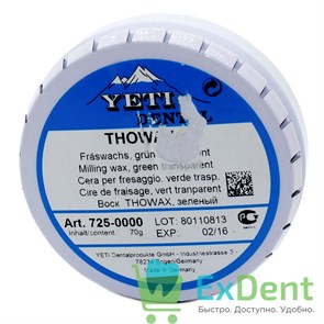 {{photo.Alt || photo.Description || 'Воск Thowax - фрезерный, зеленый Yeti (70 г)'}}