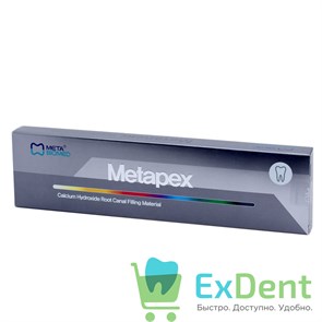 {{photo.Alt || photo.Description || 'Metapex (Метапекс) - паста гидроокиси кальция с йодоформом для временного пломбирования (2 х 2,2 г)'}}