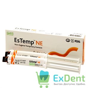 {{photo.Alt || photo.Description || 'EsTemp (ЕсТемп) NE - цемент для временной фиксации ортопедических конструкций (2 х 10 г)'}}