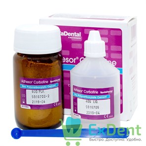 {{photo.Alt || photo.Description || 'Adhesor (Адгезор) Carbofine - цинкполикарбоксильный цемент для подкладок (80 г + 40 мл)'}}