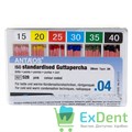 Гуттаперчевые штифты 04 №15-40 VDW - для пломбирования корневых каналов (60 шт) - фото 12039