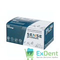 Маски медицинские с рисунком Sense premium, лицевые, защитные, трехслойные (50 шт) 12933