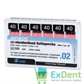 Гуттаперчевые штифты 02 №40 VDW - для пломбирования корневых каналов (120 шт) - фото 7662