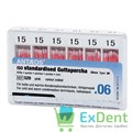 Гуттаперчевые штифты 06 №15 VDW - для пломбирования корневых каналов (60 шт) - фото 7670